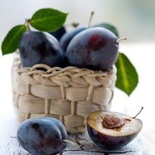 Схема вышивки «Сливы»