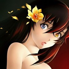 Схема вышивки «аниме»