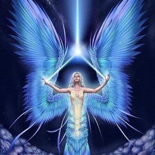 Схема вышивки «Ангел»