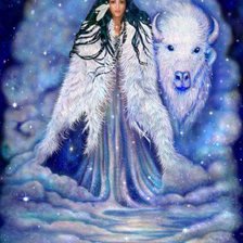 Схема вышивки «Зима»