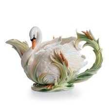 Схема вышивки «лебедь»