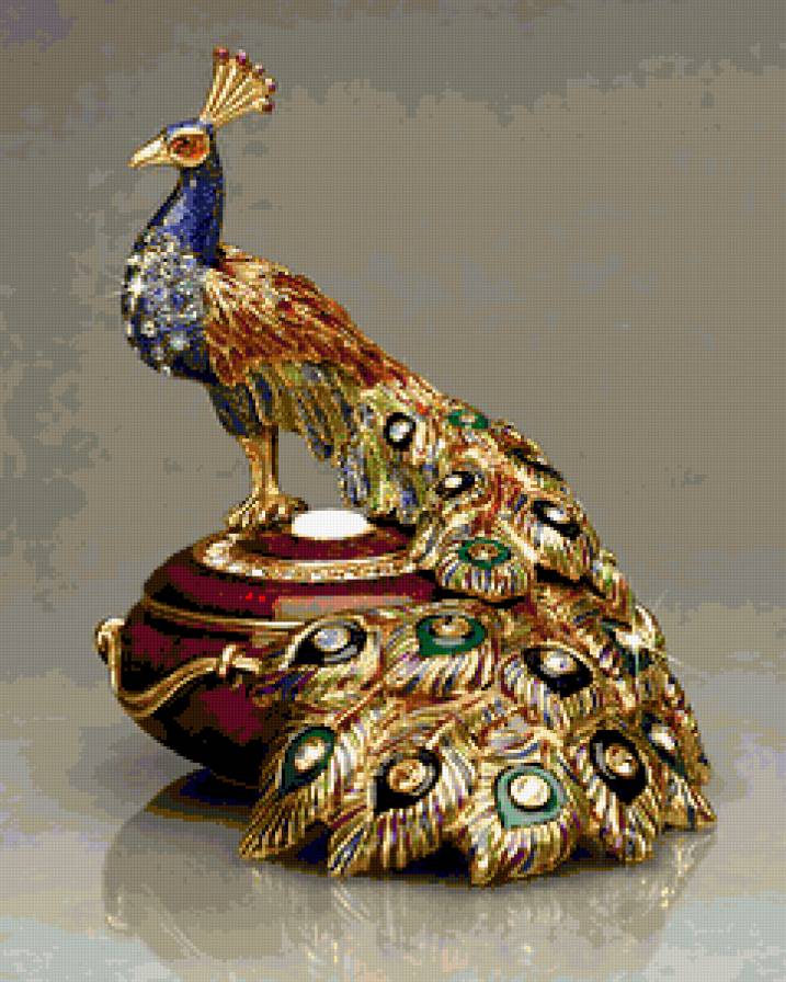 павлин - картина - предпросмотр