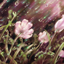 Схема вышивки «Летний дождь»