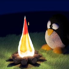 Схема вышивки «Пингвин»