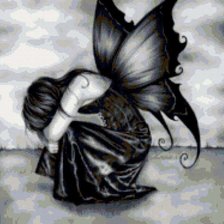 Схема вышивки «ангел»