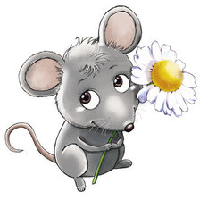 Схема вышивки «мышонок»