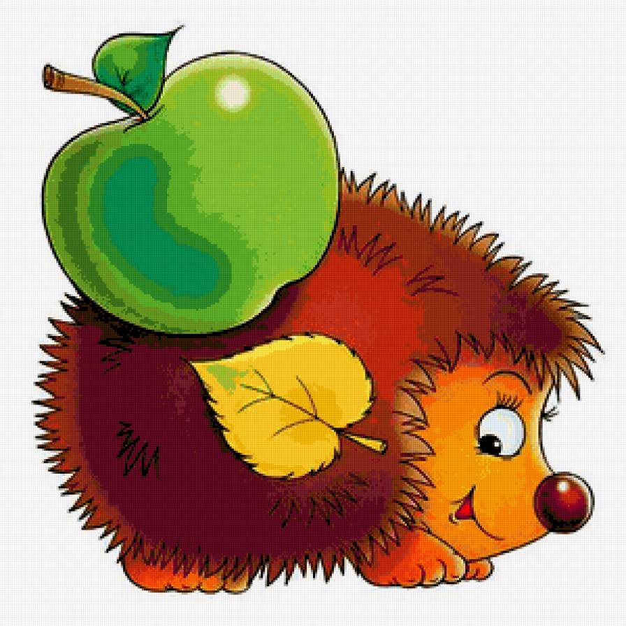 детское - ежик, детское - предпросмотр