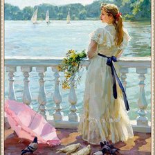 Схема вышивки «Ожидание»