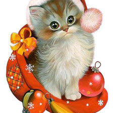 Схема вышивки «Новогодний подарок»