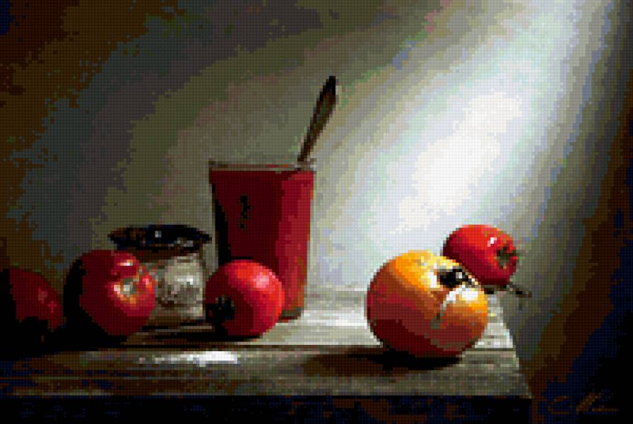 натюрморт на кухню - овощи, на кухню, натюрморт - предпросмотр