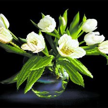 Схема вышивки «цветы»