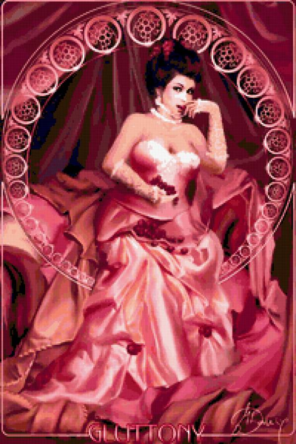 Семь смертных грехов. Чревоугодие. - картина - предпросмотр
