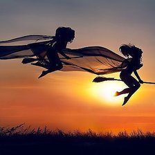 Схема вышивки «ведьмы»