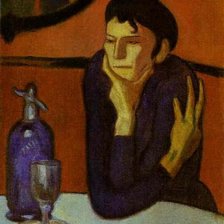 Схема вышивки «любительница абсента1»