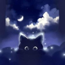 Схема вышивки «спокойной ночи»