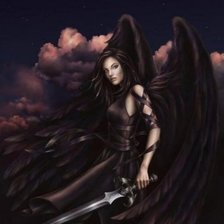 Схема вышивки «Ангел мести»