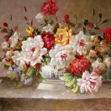 Схема вышивки «букет»