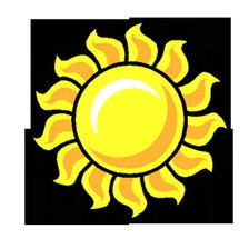 Схема вышивки «подушка "Солнышко"»