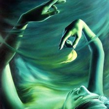 Схема вышивки «Девушка»