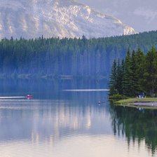 Схема вышивки «Озеро»