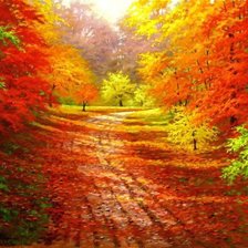 Схема вышивки «Осенние мотивы»