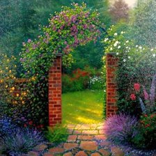 Схема вышивки «врата»