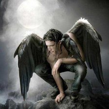 Схема вышивки «ангел»