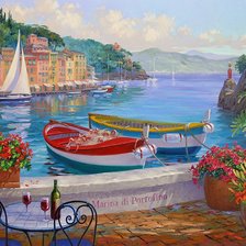 Схема вышивки «причал»