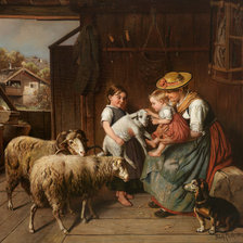 Схема вышивки «собачья серия»