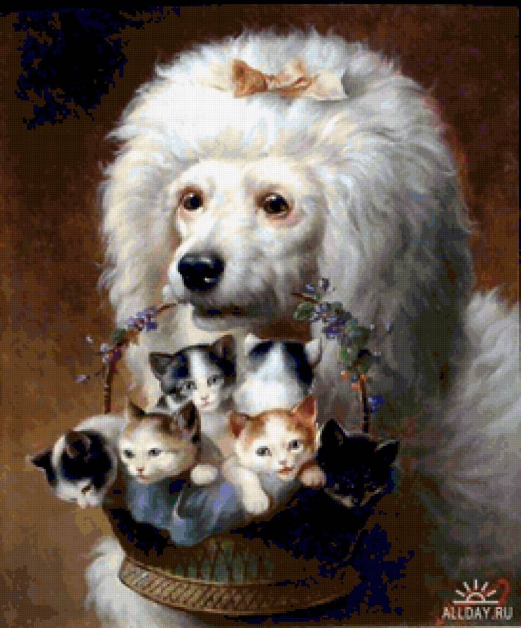 кошачья серия - живопись, кошки - предпросмотр