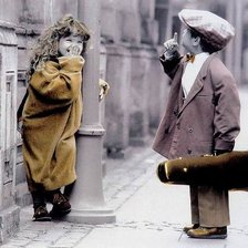 Схема вышивки «скрипач»