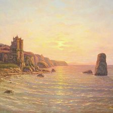 Схема вышивки «море»