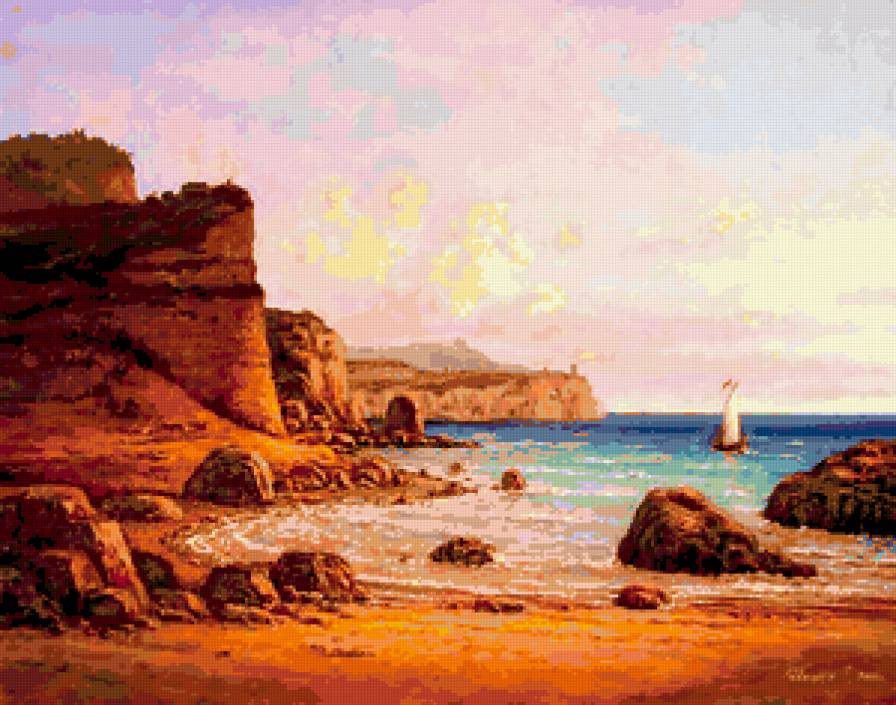 море - пейзаж, море, картина - предпросмотр