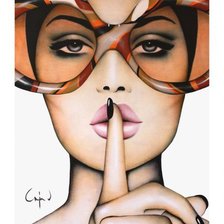 Схема вышивки «Портрет»