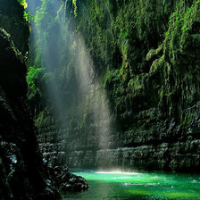 Схема вышивки «водопад»