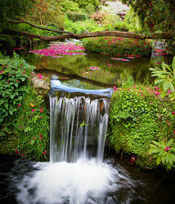 Схема вышивки «водопад»