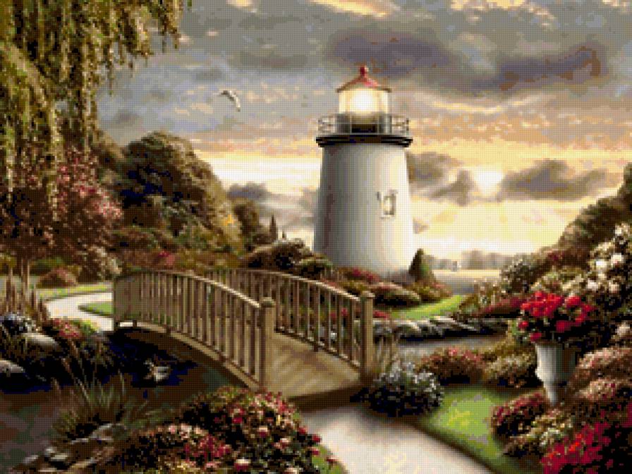 маяк - картина - предпросмотр