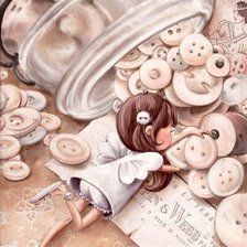 Схема вышивки «пуговицы»