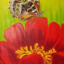 Схема вышивки «Мотылек-1»