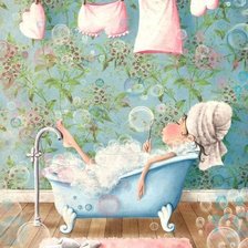 Схема вышивки «в ванной»