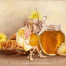 Схема вышивки «мед»