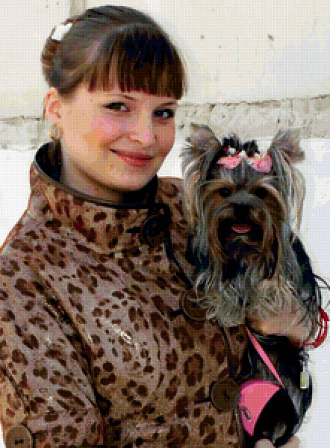 джулька и я - гуляем - предпросмотр