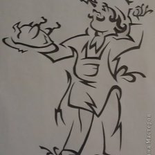 Схема вышивки «повар»