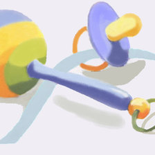 Схема вышивки «Погремушка и пустышка»