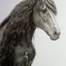 Схема вышивки «конь»