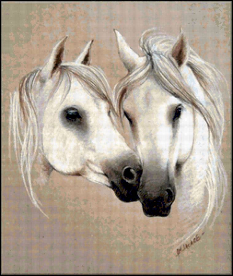 парочка - лошади - предпросмотр