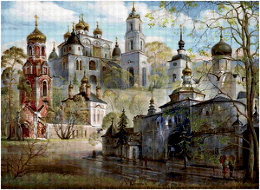 собор - городской пейзаж - предпросмотр