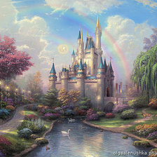 Схема вышивки «Замок»