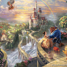 Схема вышивки «Замок»