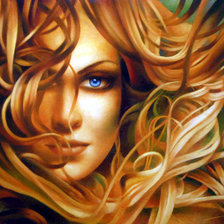 Схема вышивки «девушка»